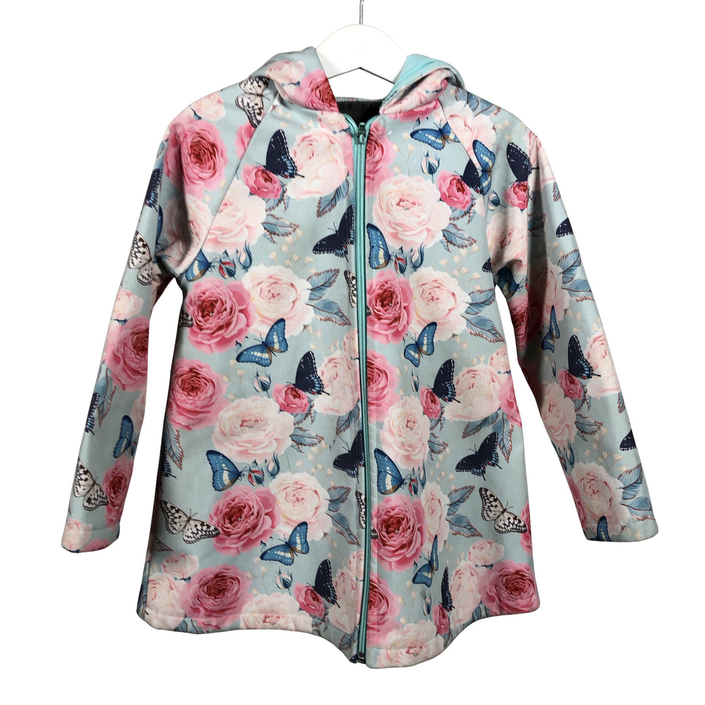 Unisex Handmade - Softshell jope, suurus 122 - 128 - Helesinine (1)