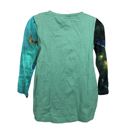 Unisex Handmade - Trikotaažist kleit, suurus 110 - 116 - Roheline (2)