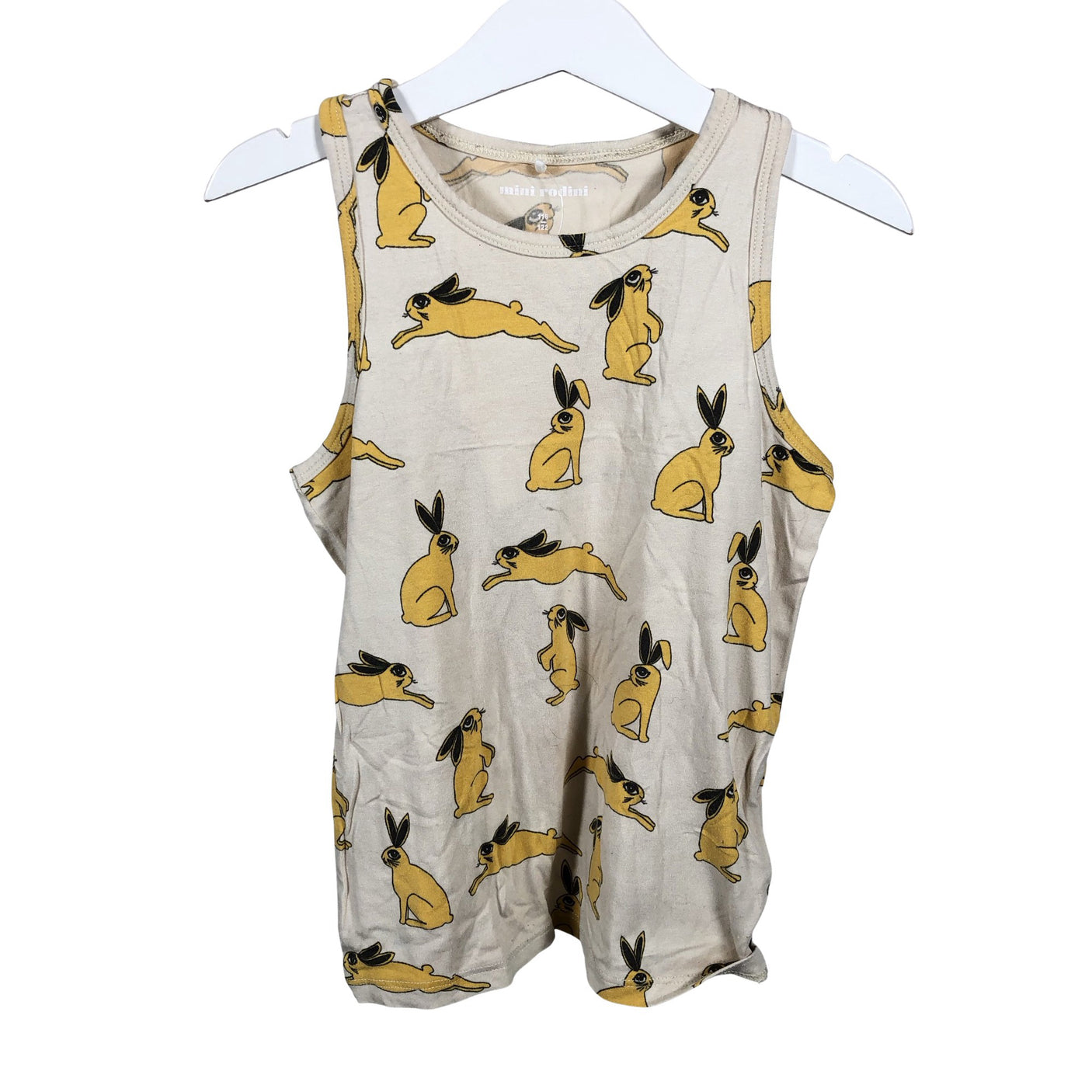 Unisex Mini Rodini - Trikotaažist topp, suurus 116 - 122 - Beige (1)