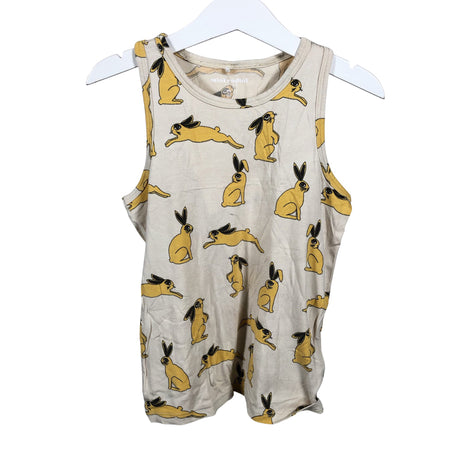 Unisex Mini Rodini - Trikotaažist topp, suurus 116 - 122 - Beige ()