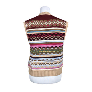 Unisex Weekend by MaxMara - Kootud vest, suurus 38 - Beige (3)