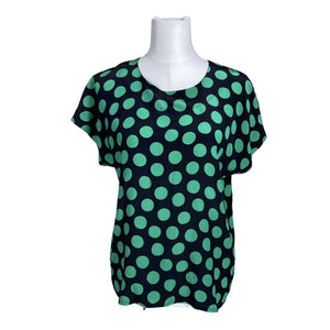 Unisex Escada - Lühikeste käistega pluus, suurus 42 - Must (1)