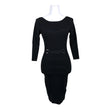 Unisex Karen Millen - Kootud kleit, suurus 32 - Must ()