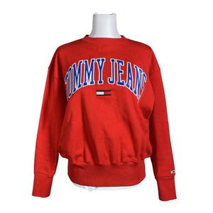 Unisex Tommy Jeans (Tommy Hilfiger) - Dressikangast pluus, suurus 34 - Punane (1)