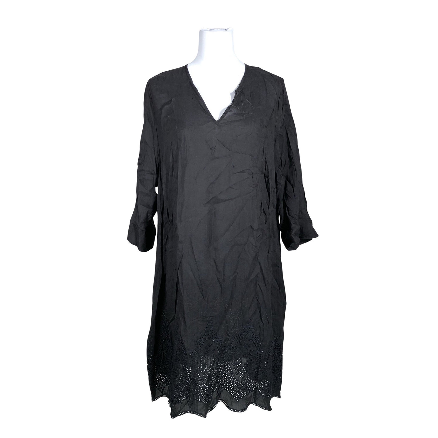 Unisex Ulla Popken - Mitteveniv kleit, suurus 40 - Must (1)