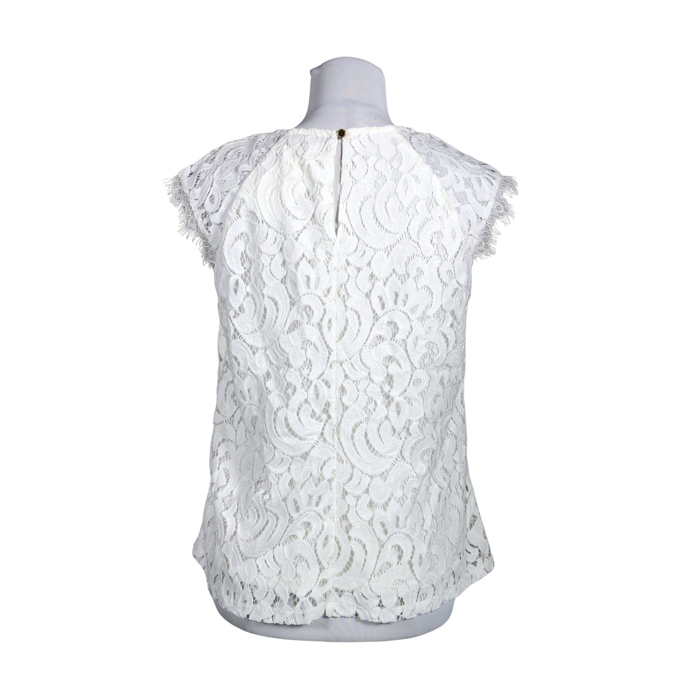 Unisex Holly & Whyte by Lindex - Lühikeste käistega pluus, suurus 38 - Valge (2)