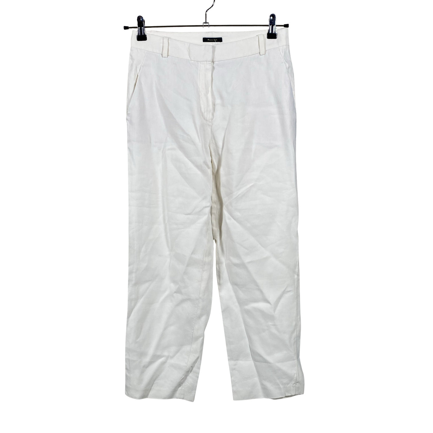 Unisex Massimo Dutti - Mittevenivad püksid, suurus 38 - Valge (1)