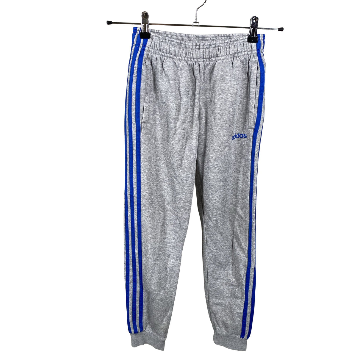 Unisex Adidas - Dressikangast püksid, suurus 146 - 152 - Hall (1)