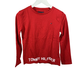 Unisex Tommy Hilfiger - Trikotaažist pluus, suurus 146 - 152 - Punane (1)