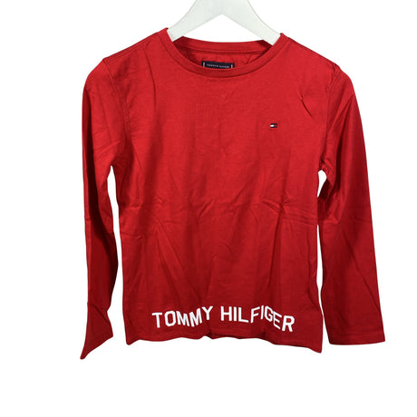 Unisex Tommy Hilfiger - Trikotaažist pluus, suurus 146 - 152 - Punane ()