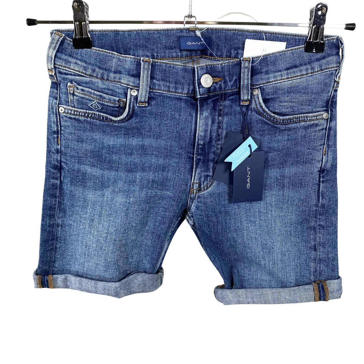 Unisex Gant - Teksast lühikesed püksid, suurus 134 - 140 - Sinine (1)