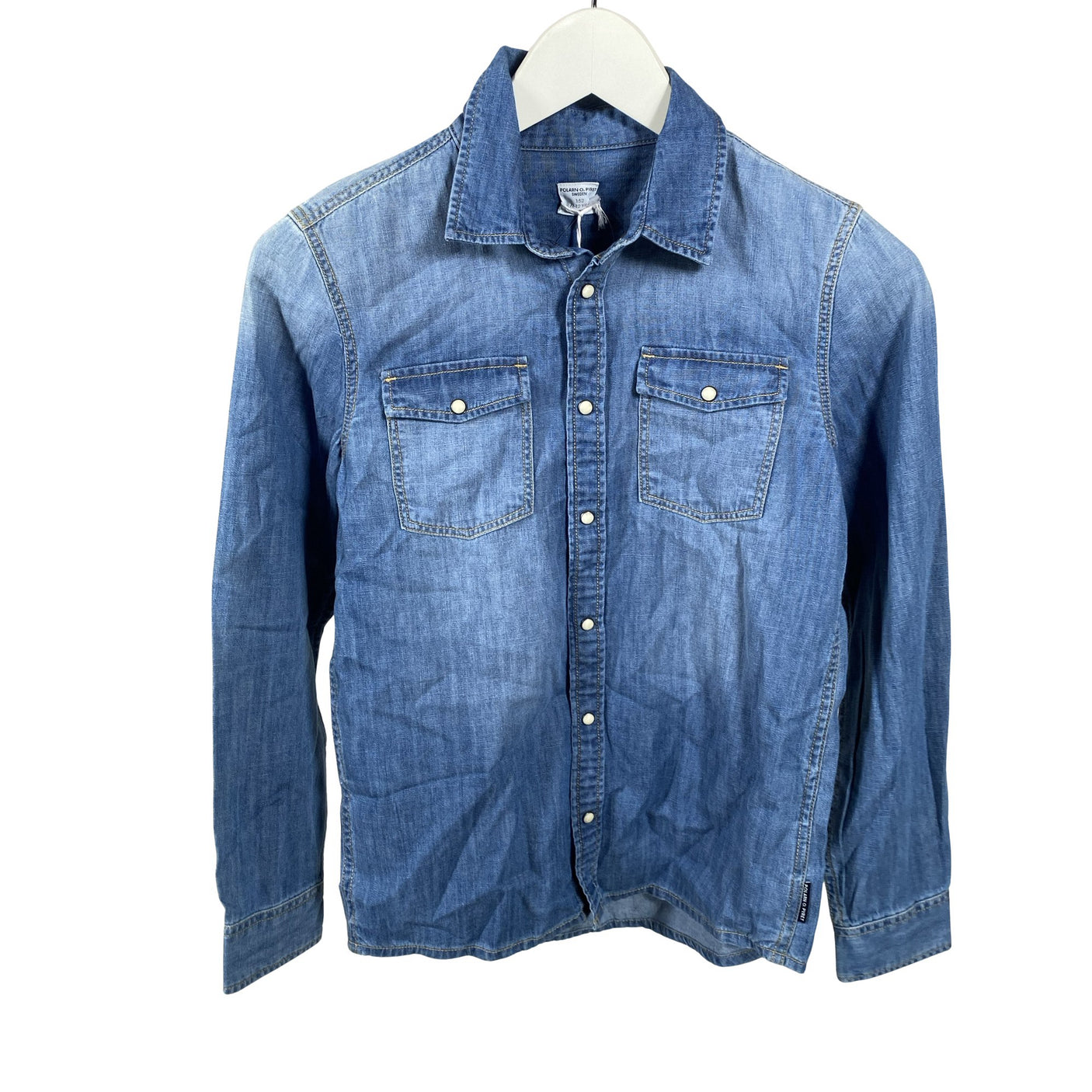 Unisex Polarn O. Pyret - Teksasärk, suurus 146 - 152 - Sinine (1)