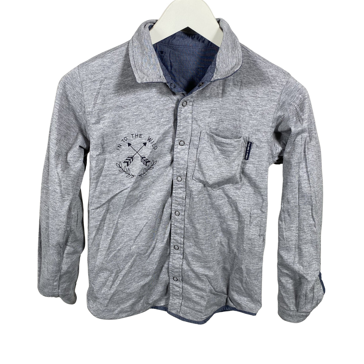 Unisex Polarn O. Pyret - Triiksärk, suurus 140 - 146 - Sinine (2)