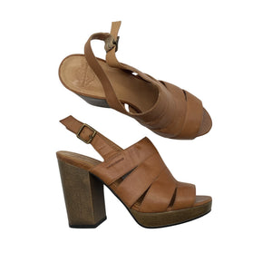 Unisex Vagabond - Kiilkontsaga rihmikud, suurus 39 - Pruun (1)