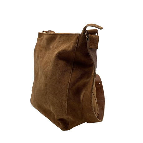 Unisex Zign - Õlakott, suurus Midi - Pruun (2)