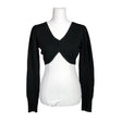 Unisex Fransa - Kootud boolero, suurus 38 - Must ()