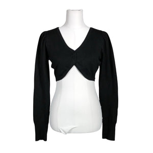 Unisex Fransa - Kootud boolero, suurus 38 - Must (1)