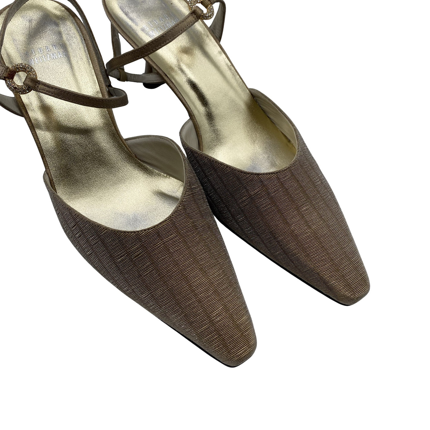 Unisex Stuart Weitzman - Pidulikud kontsakingad, suurus 40 - Kuld (3)