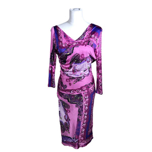 Unisex Versace Collection - Trikotaažist kleit, suurus 38 - Heleroosa (1)
