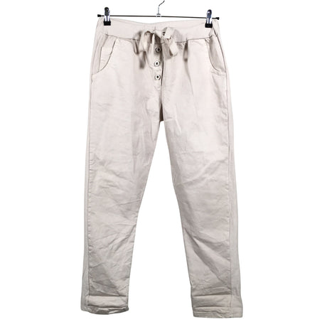 Unisex Perfect Jeans - Mittevenivad püksid, suurus 40 - Beige ()