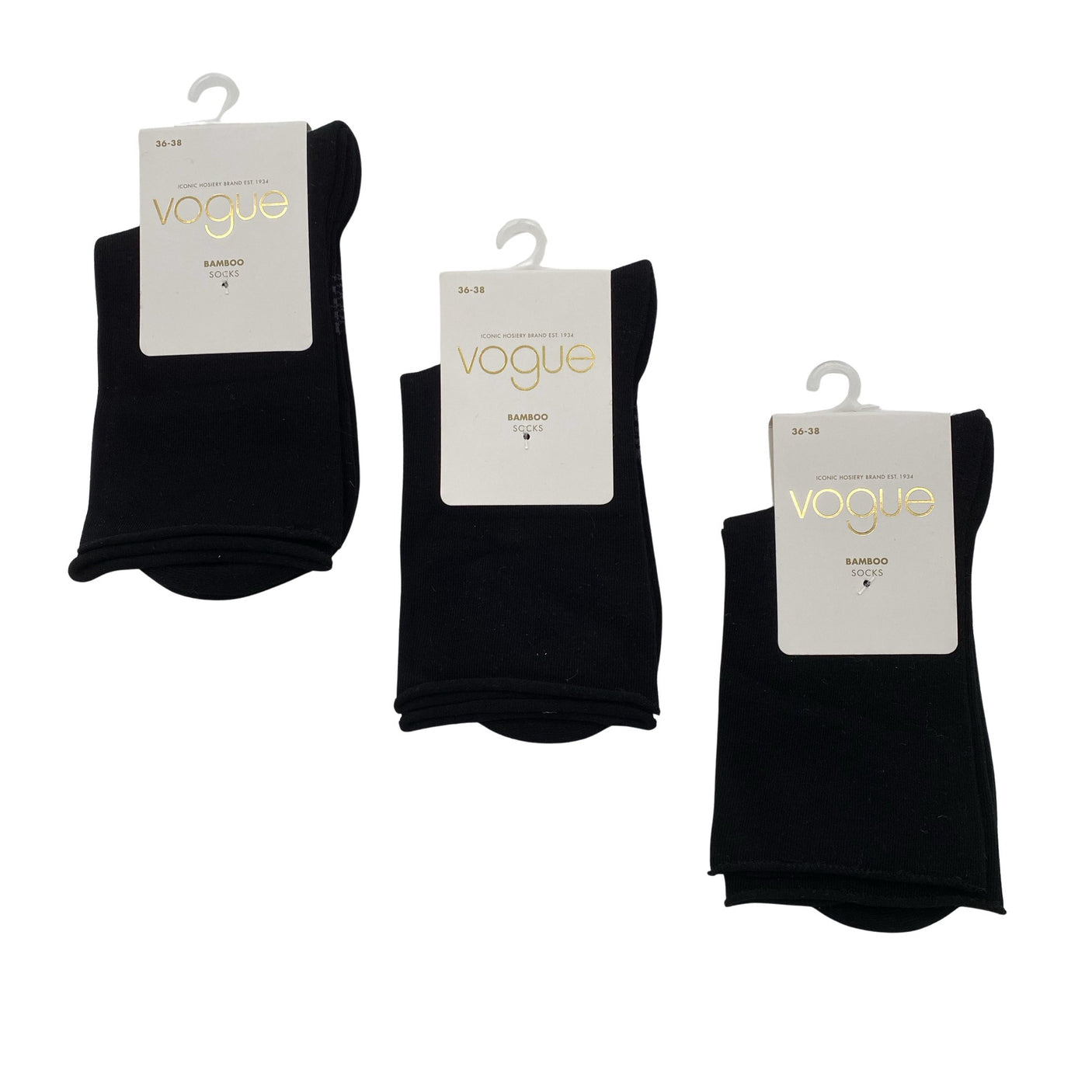 Unisex Vogue - Sokid, suurus 37 - Must (1)