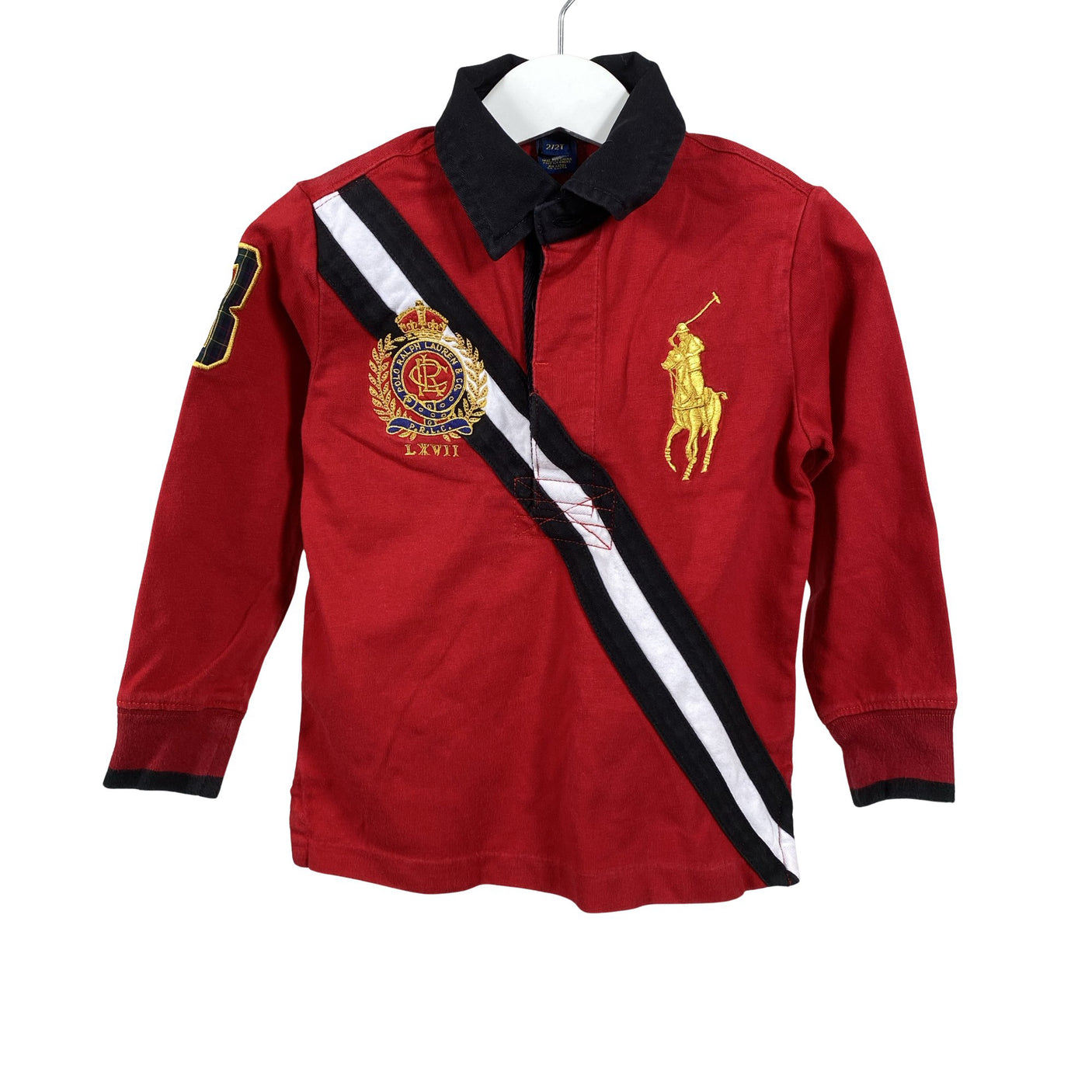Unisex Polo Ralph Lauren - Trikotaažist pluus, suurus 86 - 92 - Punane (1)