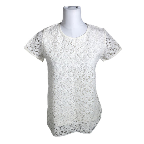 Unisex Moncler - Lühikeste käistega pluus, suurus 36 - Valge ()