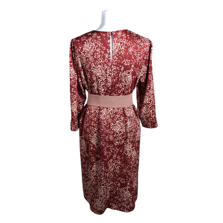 Unisex Marella - Mitteveniv kleit, suurus 40 - Veinipunane (2)