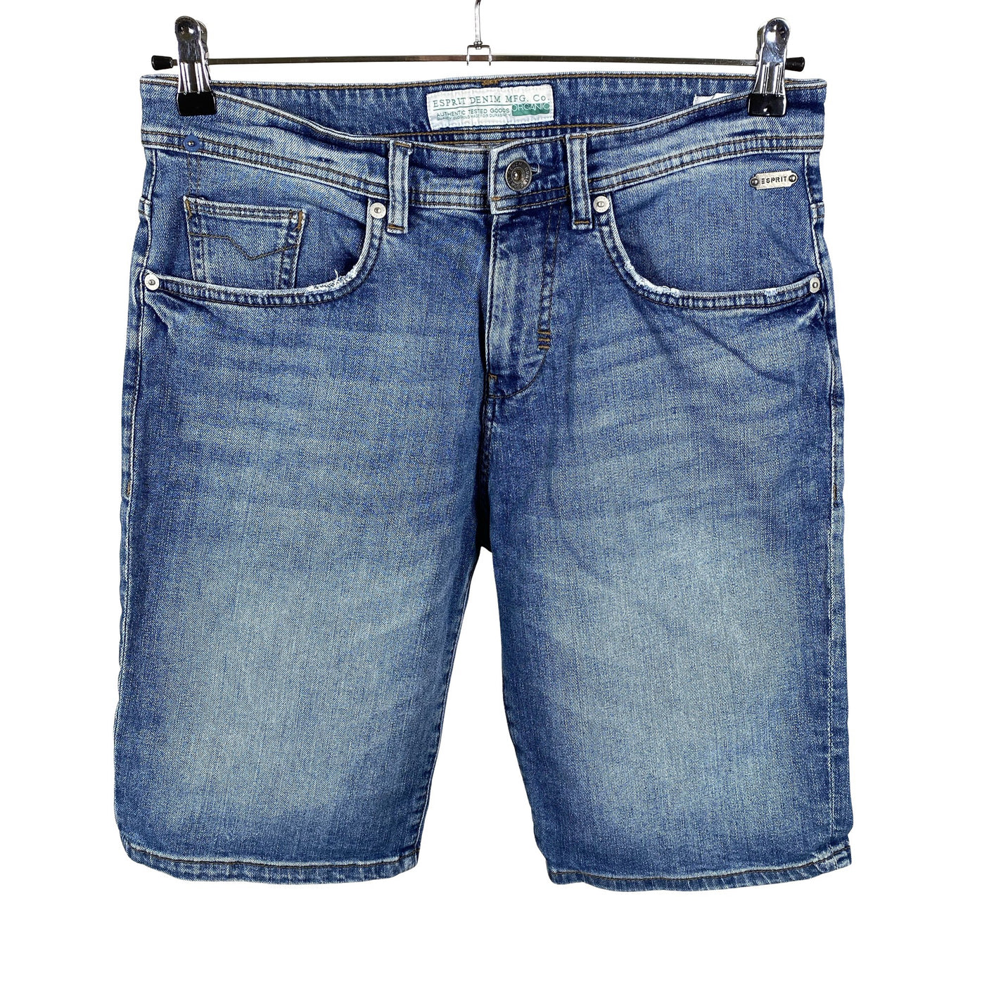 Unisex Esprit - Teksast lühikesed püksid, suurus W30 - Sinine (1)