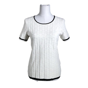 Unisex Esprit - Lühikeste käistega pluus, suurus 38 - Valge (1)