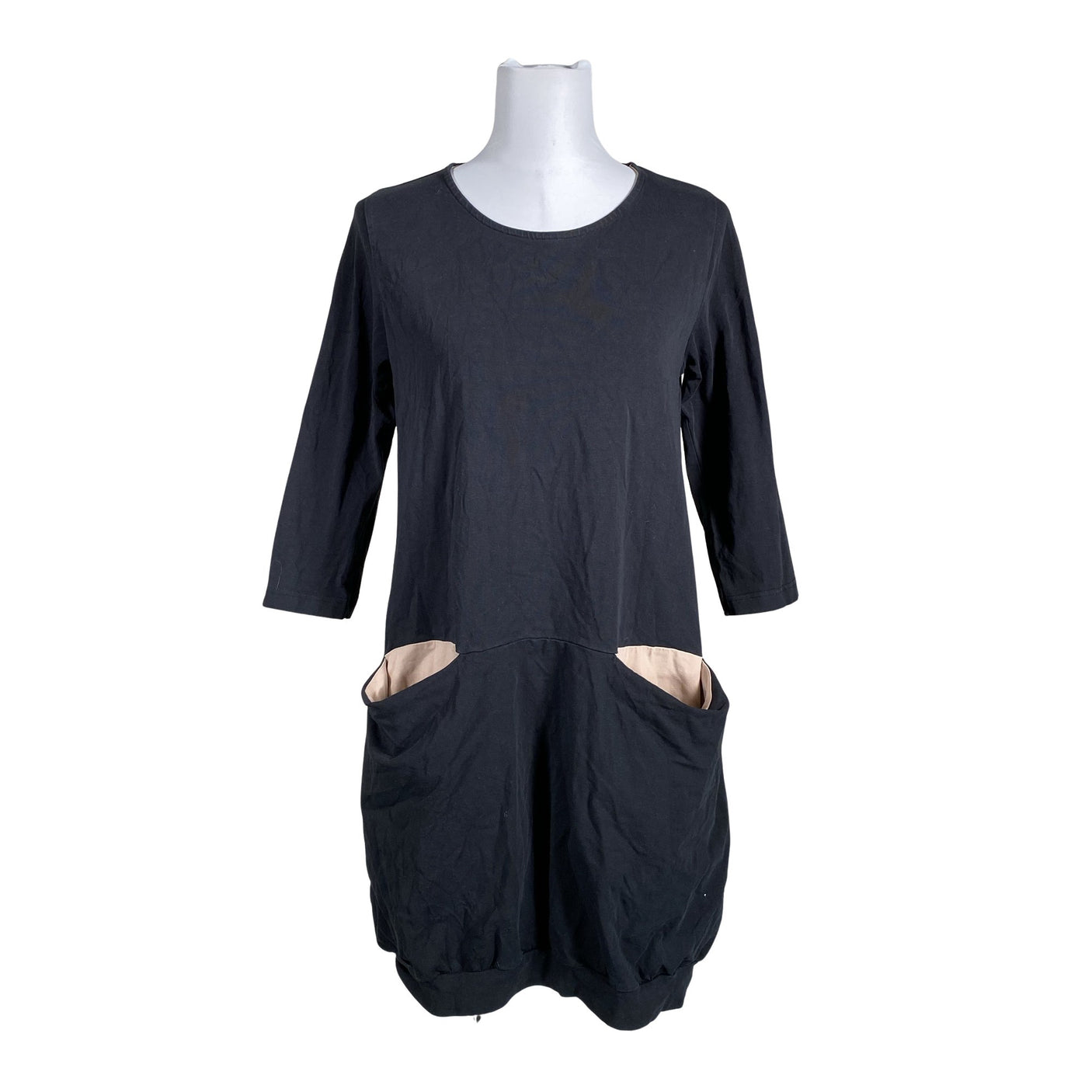 Unisex NOSH - Trikotaažist tuunika, suurus 40 - Must (1)