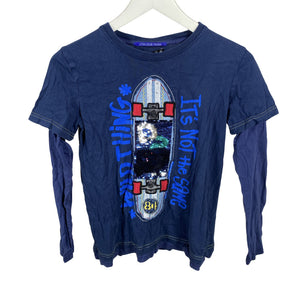 Unisex Desigual - Trikotaažist pluus, suurus 146 - 152 - Sinine (1)