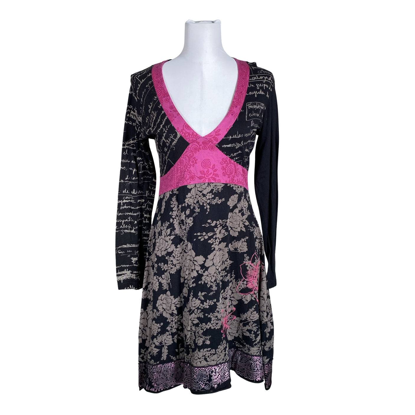 Unisex Desigual - Trikotaažist kleit, suurus 36 - Must (1)