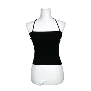 Unisex Sisley - Trikotaažist topp, suurus 36 - Must (1)