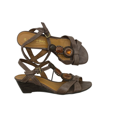 Unisex Marco Tozzi - Kiilkontsaga rihmikud, suurus 39 - Pruun ()