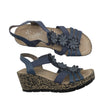 Unisex Rieker - Kiilkontsaga rihmikud, suurus 37 - Sinine ()