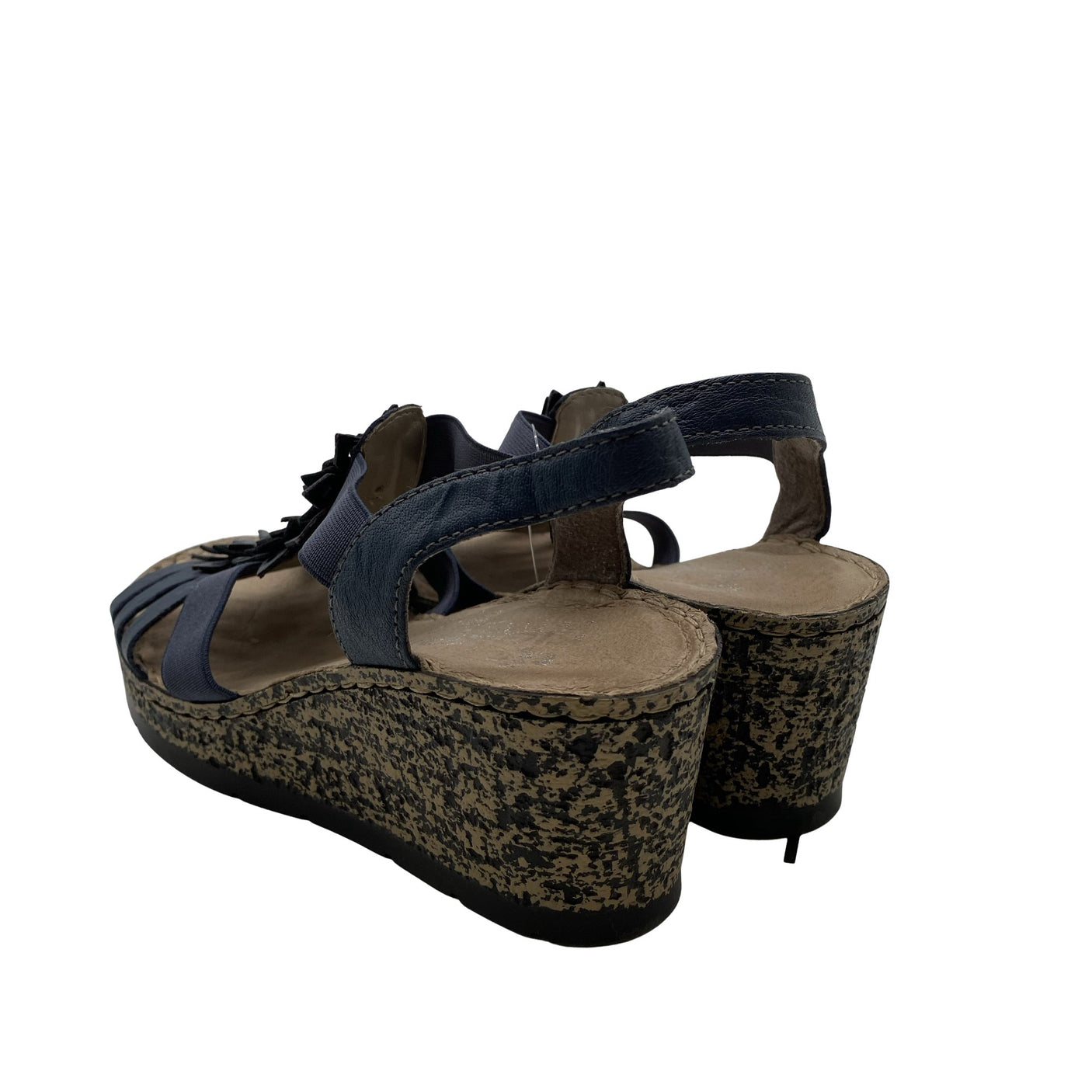 Unisex Rieker - Kiilkontsaga rihmikud, suurus 37 - Sinine (2)