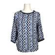 Unisex Betty Barclay - Lühikeste käistega pluus, suurus 38 - Sinine ()