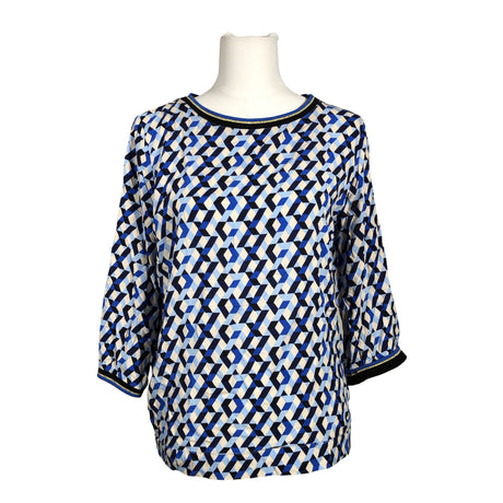 Unisex Betty Barclay - Lühikeste käistega pluus, suurus 38 - Sinine ()