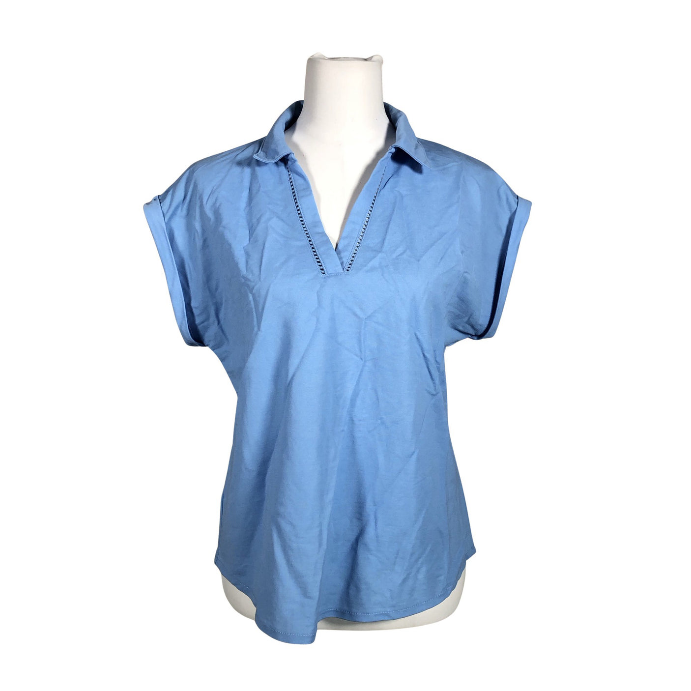 Unisex Cortefiel - T-särk, suurus 38 - Helesinine (1)