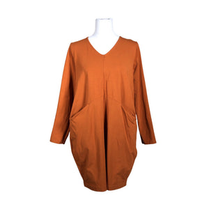 Unisex NOSH - Trikotaažist kleit, suurus 40 - Oranž (1)