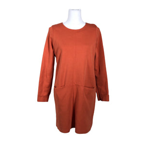 Unisex Nanso - Trikotaažist kleit, suurus 38 - Oranž (1)
