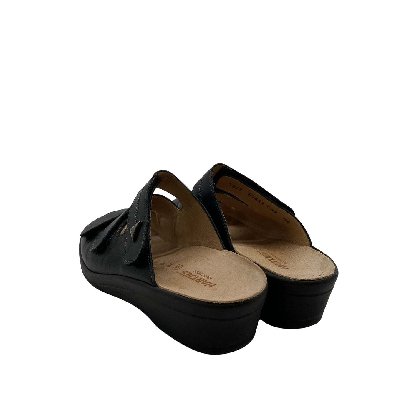 Unisex Hartjes - Rihmikud, suurus 39 - Must (2)