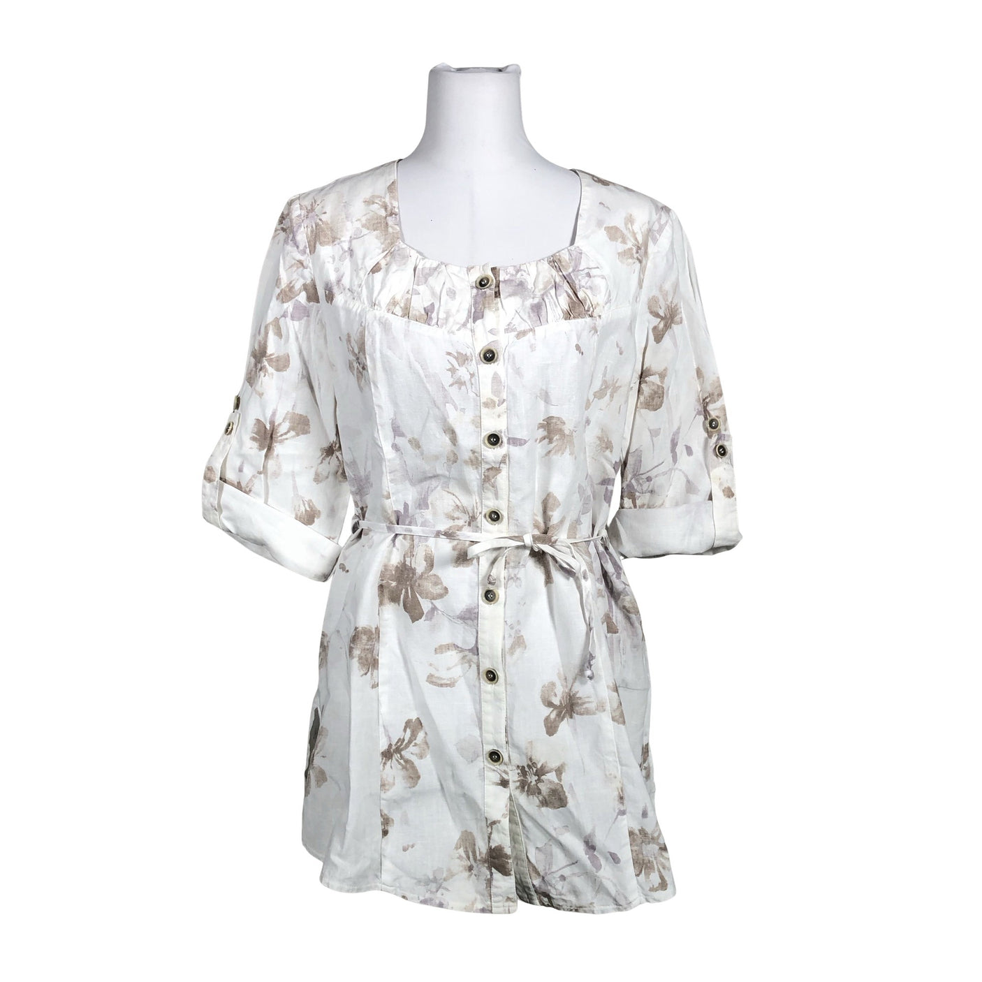 Unisex Voglia - Mitteveniv tuunika, suurus 38 - Valge (1)