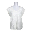 Unisex b.Young - Lühikeste käistega pluus, suurus 36 - Valge ()