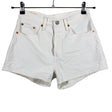 Unisex Levi's - Teksast lühikesed püksid, suurus W27 - Valge ()
