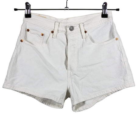 Unisex Levi's - Teksast lühikesed püksid, suurus W27 - Valge ()