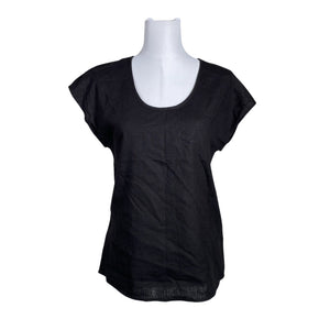 Unisex b.Young - Lühikeste käistega pluus, suurus 36 - Must (1)