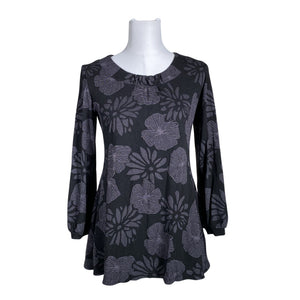 Unisex Tuomiss - Trikotaažist tuunika, suurus 38 - Must (1)