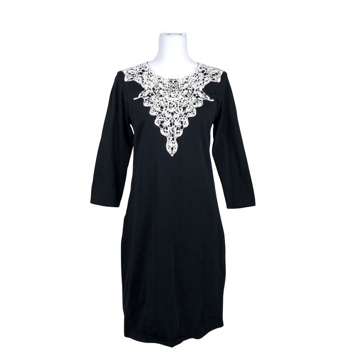 Unisex Lumoan - Trikotaažist kleit, suurus 38 - Must (1)